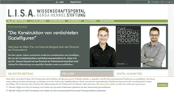 Desktop Screenshot of lisa.gerda-henkel-stiftung.de